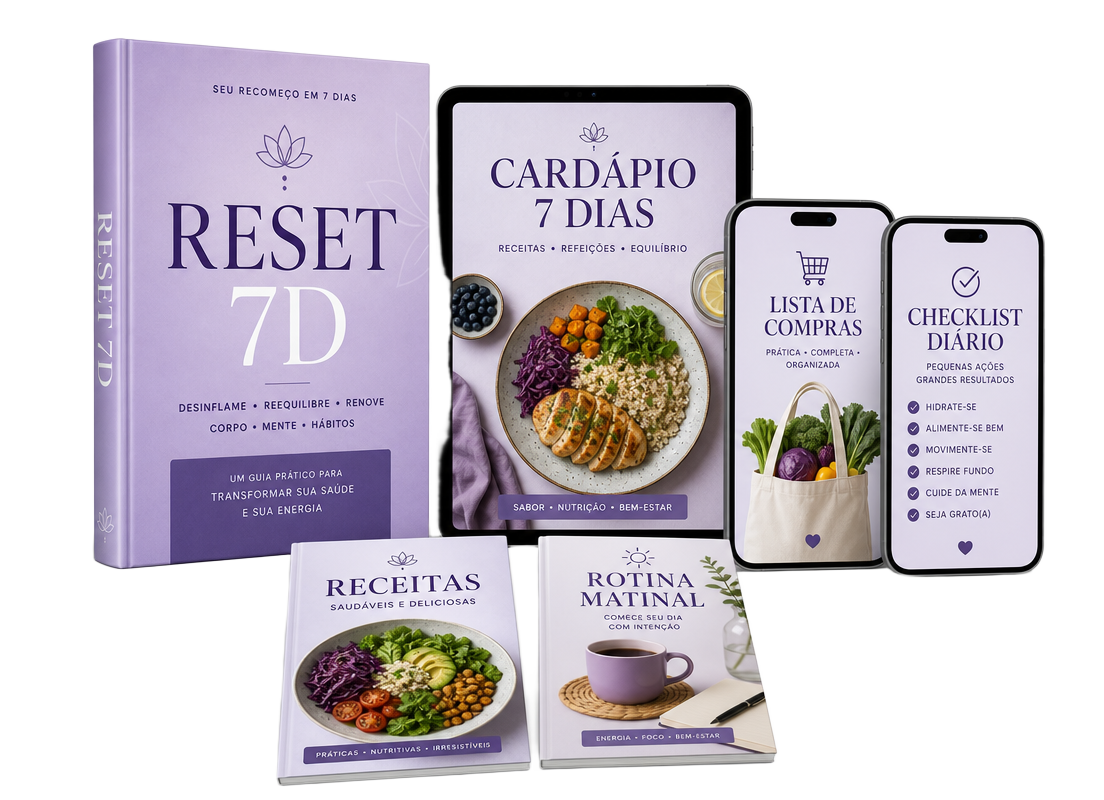 Mockup do pacote completo RESET 7D